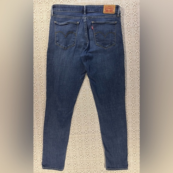 Levi's 711 Classic Blue Women's Skinny Jeans - Picture 3 of 5